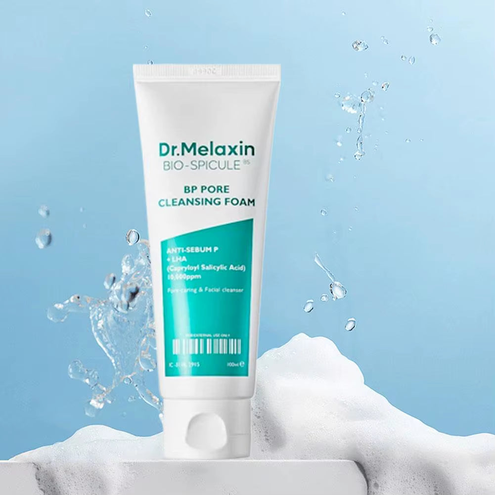 Dr.Melaxin Firming Cleanser Foam Pore Cleanser Not Tight Dense Foam Refreshing Oil Control Moisturizing Facial Cream Skin Care