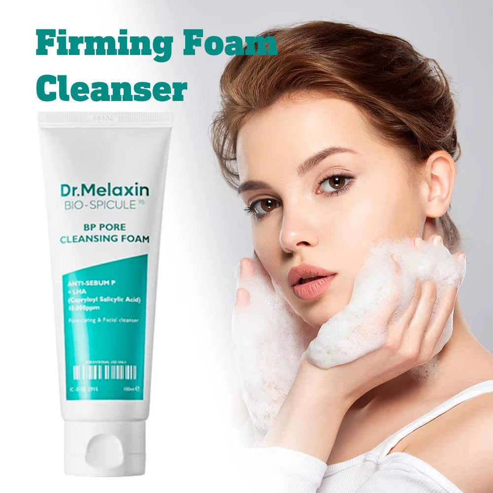 Dr.Melaxin Firming Cleanser Foam Pore Cleanser Not Tight Dense Foam Refreshing Oil Control Moisturizing Facial Cream Skin Care
