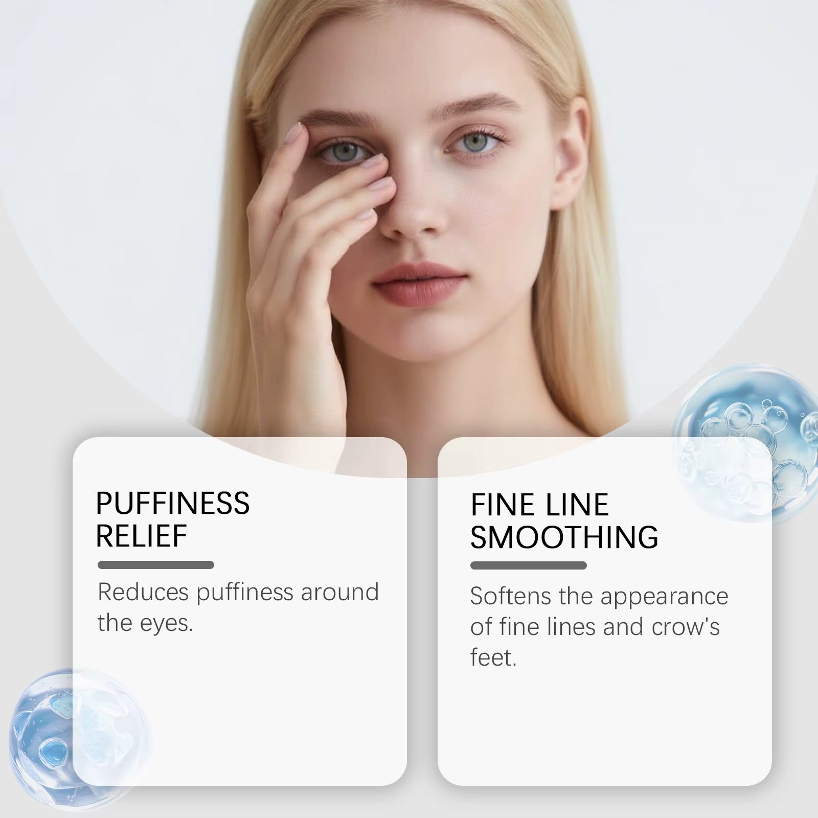 Calcium Volume Eye Patch Hydrating Smoothing Eye Treatment Anti-Puffiness Lifting Firming Eye Area Soft Smooth Eye Patch