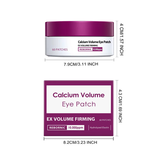 Calcium Volume Eye Patch Hydrating Smoothing Eye Treatment Anti-Puffiness Lifting Firming Eye Area Soft Smooth Eye Patch