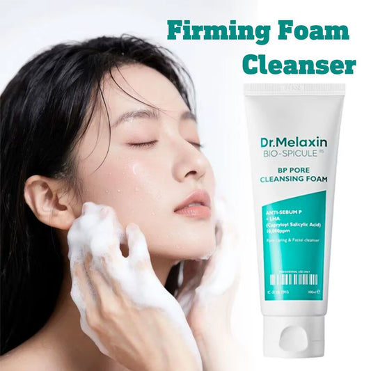 Dr.Melaxin Firming Cleanser Foam Pore Cleanser Not Tight Dense Foam Refreshing Oil Control Moisturizing Facial Cream Skin Care