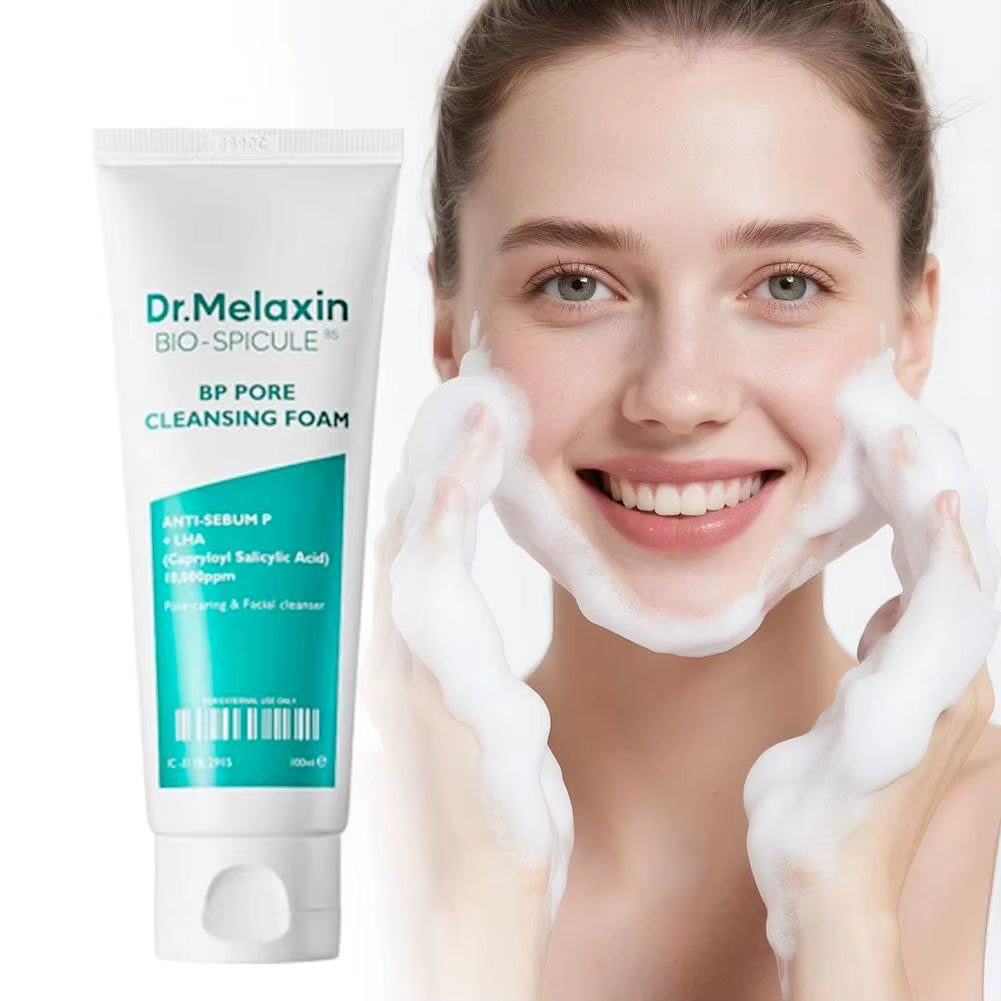 Dr.Melaxin Firming Cleanser Foam Pore Cleanser Not Tight Dense Foam Refreshing Oil Control Moisturizing Facial Cream Skin Care