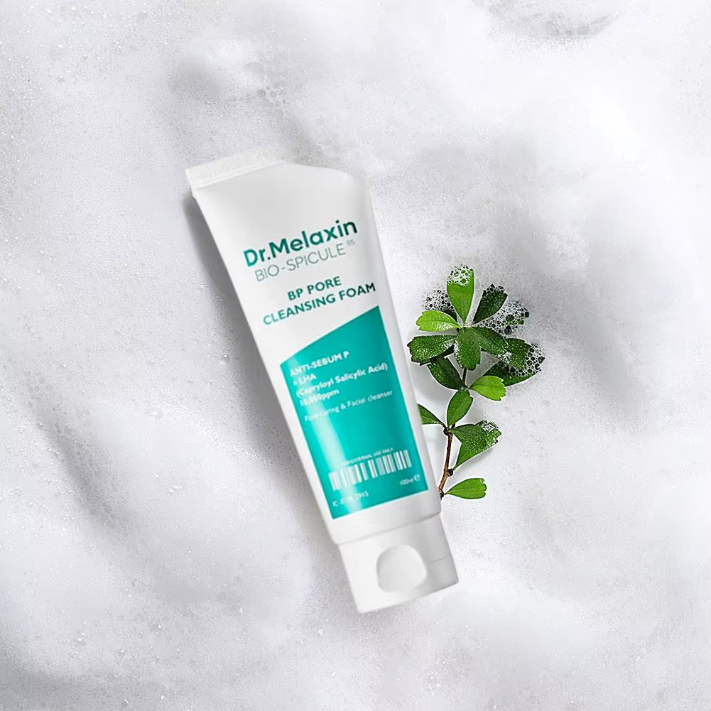 Dr.Melaxin Firming Cleanser Foam Pore Cleanser Not Tight Dense Foam Refreshing Oil Control Moisturizing Facial Cream Skin Care